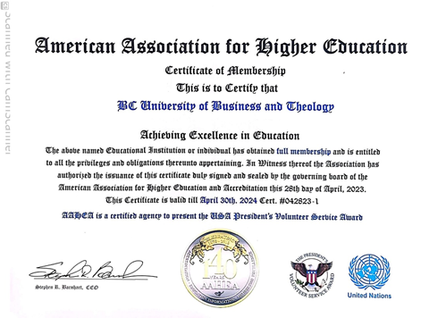 Accreditation – BC University USA